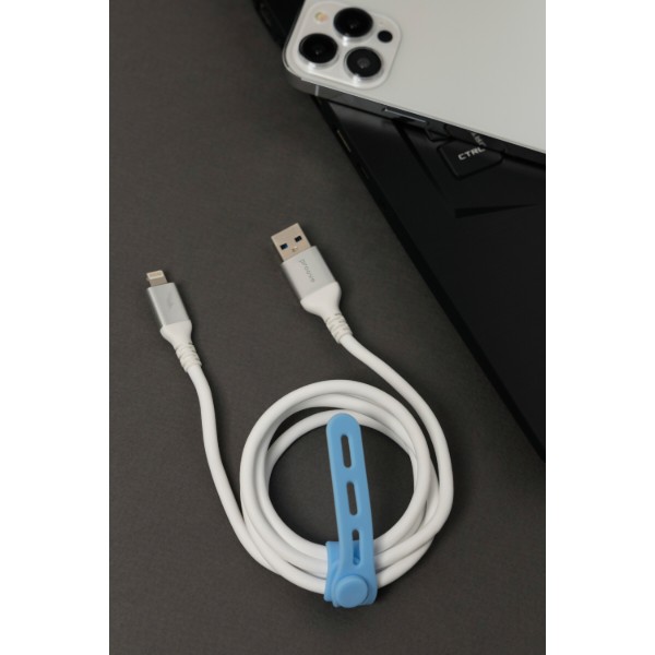 Фото - Кабель Proove ReGen Silicone USB to Lightning 2.4A (1m) white (CCRS15001102)